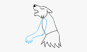 How To Draw Werewolf Draw Werewolf Hd Png Download Kindpng