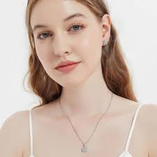 James Swarovski Earrings Warren James Teddy Bear Necklace Halo Necklace