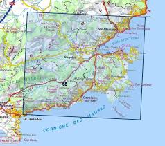 Entre hyères et fréjus, le massif des maures offre aux randonneurs des paysages magnifiques. 3545ot Saint Tropez Sainte Maxime Carte De Randonnee Ign Nostromoweb
