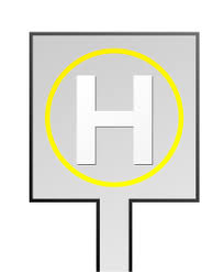Helipads should be no less than 40 feet by 40 feet, and surrounded by a safety zone no less than 82 ft. Helipad Wikipedia