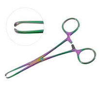 Baby Allis Tissue Forceps 5 1/2" Delicate Color Coated