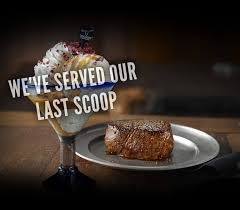 Perhaps if we had not had the dip to start. Steak Bourbon Ice Cream Longhorn Steakhouse