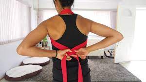 If you cannot put it on your own. Yoga Strap For Posture And Back Pain How To Use A Yoga Strap Clever Yoga Youtube