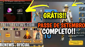 Assim serão os emblemas do passe de elite de setembro. Atualizado Passe De Elite De Setembro Completo Passe Pistoleiros Graca E Pre Venda Free Fire Youtube