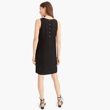 Button Back Shift Dress In Beauchamps Linen For Women Womens Shift Dresses Shift Dress Linen Shift Dress