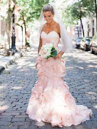 28 Gorgeous Blush And Light Pink Wedding Dresses Blush Pink Wedding Dress Pink Wedding Gowns Nontraditional Wedding Dress