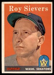 1958 Topps Ray Sievers Washington Senators #250