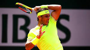 Rafa's ball is too high for thiem's backhand at roland garros, making it. French Open 2019 Rafael Nadal Schlagt Yannick Maden Eurosport