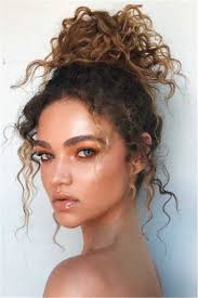 In this post we share super easy and cute hairstyles for curly hair, as well as tips on how to style and care for curly check out her instagram. Cute And Pretty Curly Hairstyles To Look Stylish In 2020 Cute Hostess For Modern Women