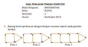 Soal Dan Tanggapan Uts Pts Kelas 8 Semester 1 Gasal Kurikulum 2013 Idn Paperplane