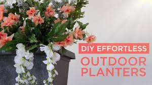 It would be great if you use these flower lights on outside plants.can. Diy Outdoor Planters Youtube