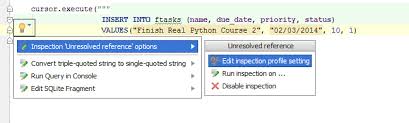 What Does Inspection Unresolved Reference Actually Mean Stack Overflow