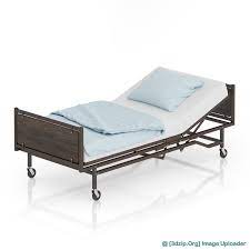 Free 3d Models Medical Equipment Hospital Bed Bed Lights Blue Sheets