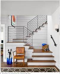 Many people forget the stair railing when renovating their own home. Pin By Ade Ar Putra On Guest House Pool Staircase Decor Modern Stairs Farmhouse Staircase Decor