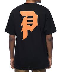 Black And Orange T Shirt Pin On Clothing