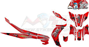 Stiker striping list motor vega r spark nano lazada indonesia. Stiker New Jupiter Z Japan Red Master Decal