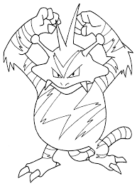 Kleurplaat Pokemon Machamp