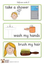 Teacher S Pet Taking Care Of Myself Cards Free Classroom Display Resource Me Preschool Theme Nursery Activities Preschool Lessons