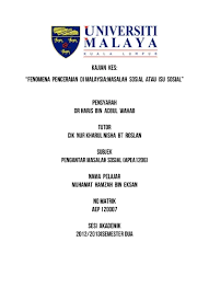 Khairani jaafar, sejarah permasaalahan dadah di malaysia sejak perang dunia ke dua hingga akhir 1970an. Masalah Penceraian Di Malaysia Masalah