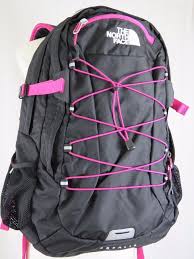 Black And Pink North Face Backpack The North Face Borealis Backpack Black W Pink Accents Laptop Storage Nice Thenorthface Black Backpack Backpacks North Face Backpack