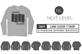 Use it to present your logos, artworks, badges or texts in a gorgeous way — simply select the smart object. Next Level 3601 Longsleeve Mockups Mockup Free Psd Free Psd Mockups Templates Psd Mockup Template