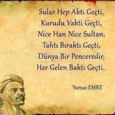 Bu kadar mı güzel tarif edilir bu yalan dünya.. Yunus Emre şahaseri - Arka  Güverte