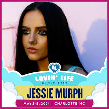 Big news! 🌟 Jessie Murph is bringing her musical prowess to the Lovin'  Life Music Festival! 🎶 Listen through our app and stay tuned for a chance  to win your golden tickets