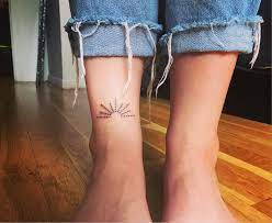 Sunrise Tattoo Hand Poked Tattoo Dot Tattoo Stick And Poke Tattoo Ankle Tattoo Poke Tattoo Hand Poked Tattoo Dot Tattoo