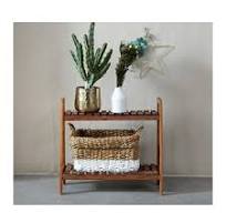New Eco Friendly Waterproof OEM ODM Service Hot Price Selling for Export  NON-FOLDABLE a SHAPE 2-TIER SHELF Supplier