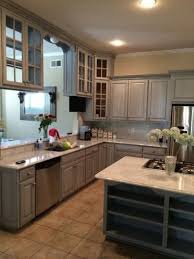 Gray Kitchen Paris Kitchen Cabinets White Uppers And Gray Lowers With Annie Rhuknlawortainfo Paris Kitchen Cabinets Chalk Paint Kitchen Cabinets Paris Kitchen