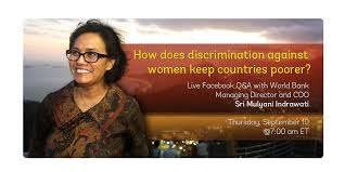 Lihat apa yang intan sri mulyani (tansrimul) telah temukan di pinterest, koleksi ide terbesar di dunia. World Bank On Twitter Can Genderequality Help Countries Become More Prosperous Live Q A W Wb Coo Sri Mulyani Sept 10 7am Et On Facebook Http T Co 04fy49iyjs