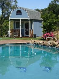 Tall Barn With Porch As A Pool House Pool House Backyard Gazebo Tuff Shed