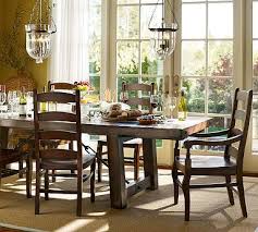 Perfect Pair Benchwright Extending Dining Table Wynn Chair Dining Room Table Pottery Barn Dining Table Farmhouse Dining Set