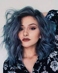 Love This Color Is A Nice Darker One Too Hair Styles Denim Hair Dyed Hair