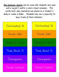 Pbis Behavior Chart