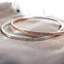 鍍玫瑰金美國悄悄話c型手環可刻字 客製化 soufeel jewelry engraved bangle bracelet personalized cuff bracelets engraved bangle