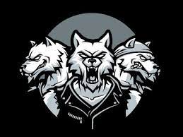 La Manada Gambar Serigala Desain Logo Game Logo Hewan