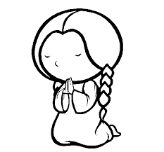 This is another contribution from carlos bautista. Little Girl Praying Coloring Page Coloringcrew Com