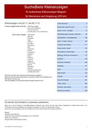 0 ratings0% found this document useful (0 votes). Suchebiete Kleinanzeigenzeitung Marmorera Kostenlose