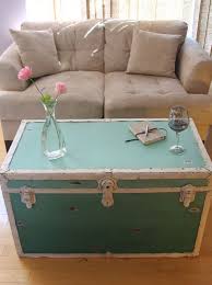 Vintage industrial chest coffee table victorian wooden tool chest, source: 16 Old Trunks Turned Coffee Tables That Bring Extra Storage And Character