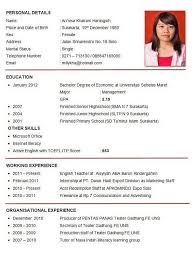 Tapi kalau kita baru mau melamar pekerjaan, gak mungkin kita gak butuh ini. Contoh Daftar Riwayat Hidup Dalam Bahasa Inggris Job Resume Format Job Resume Template Job Resume Samples