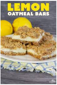 Easy To Make Lemon Oatmeal Bars Made With Oatmeal Cookie Mix And Sweetened Condensed Milk And Lem Lemon Dessert Recipes Dessert Bar Recipe Scrumptious Desserts