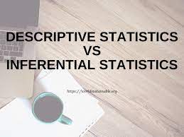 Descriptive Vs Inferential Statistics For Research Purpose World Sustainable