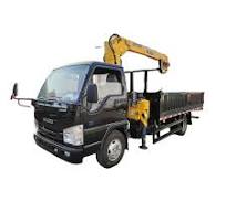 3.2 Ton Capacity Crane Mounted Truck Isuzu Engine Gearbox Hydraulic Pump High Efficiency Lifting (10.5m) for Construction Rescue