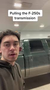 Well… I’d say she’s definitely due for a new transmission… 😬 #ford #f250  #superduty #diesel #truck #powerstroke #blowntransmission #rebuild  #transmissionrebuild