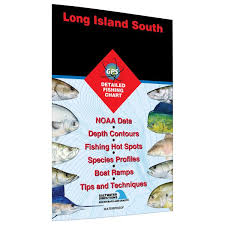 New York Long Island South Jamaica Bay To Great South Bay Fishing Hot Spots Map