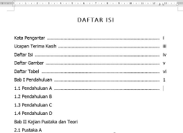 Tips Membuat Daftar Isi Yang Rapi Di Microsoft Word Microsoft Teks Tulisan