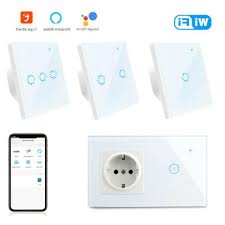 Smart life app e tuya smart app: Tuya Smart Life Wifi Glas Touch Lichtschalter Wandschalter