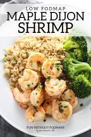 Low Fodmap Maple Dijon Shrimp Fun Without Fodmaps Recipe Low Fodmap Diet Recipes Low Fodmap Recipes Dinner Fodmap Recipes Dinner