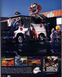 Sweet tooth was an escaped mental patient that entered the twisted metal tournament, seeking the return of his best friend. Twisted Metal 4 Video Game 1999 Imdb
